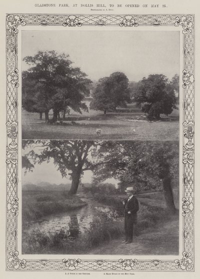 Gladstone Park, in Dollis Hill, wird am 25. Mai eröffnet von English Photographer