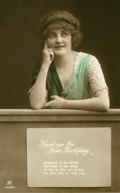 Glamour-Postkarte von English Photographer
