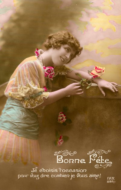 Glamour-Postkarte von English Photographer