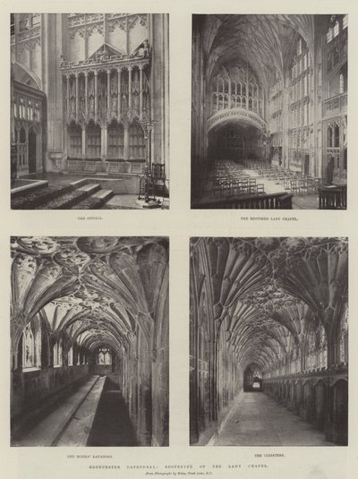 Gloucester Kathedrale, Wiedereröffnung der Lady Chapel von English Photographer