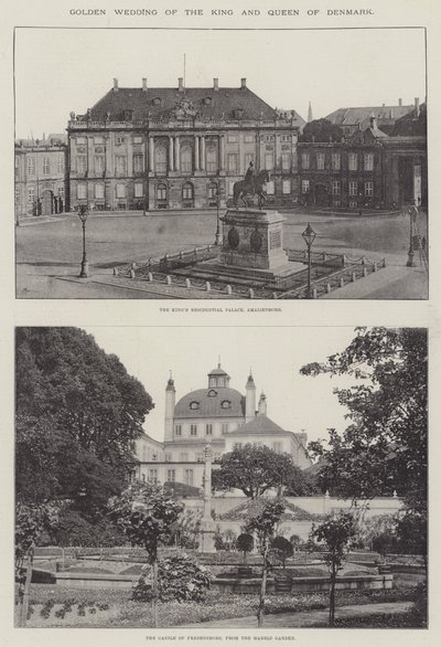 Goldene Hochzeit des Königs und der Königin von Dänemark von English Photographer