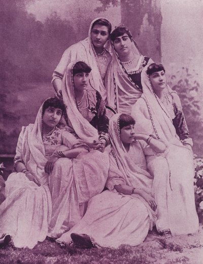 Gruppe von Parsee-Damen von English Photographer