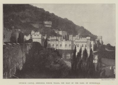 Gwyrch Castle, Abergele, Nordwales, der Sitz des Earl of Dundonald von English Photographer