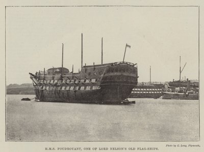 HMS Foudroyant, eines der alten Flaggschiffe von Lord Nelson von English Photographer
