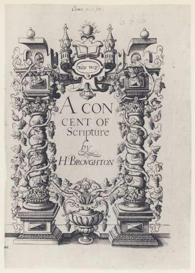 H Broughton, Ein Konzert der Schrift, G Simson und W White 1590 von English Photographer