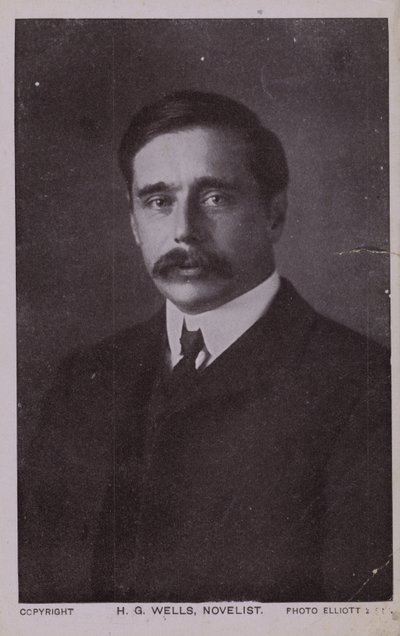 H. G. Wells (1866-1946), englischer Schriftsteller von English Photographer