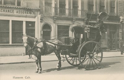 Hansom Cab, London von English Photographer