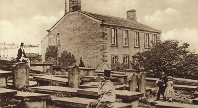 Haworth Pfarrhaus zu Zeiten der Brontës von English Photographer