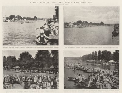 Henley-Regatta, 1901, der Grand Challenge Cup von English Photographer