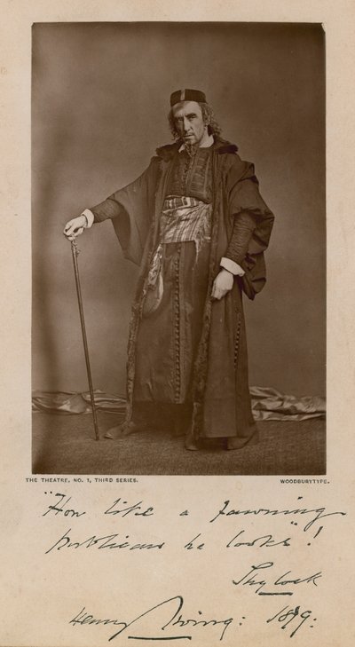 Henry Irving von English Photographer