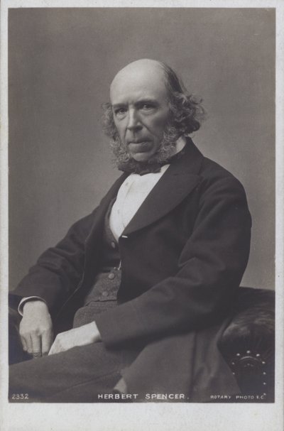 Herbert Spencer (s/w Foto) von English Photographer