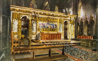 Hochaltar, Westminster Abbey, London von English Photographer