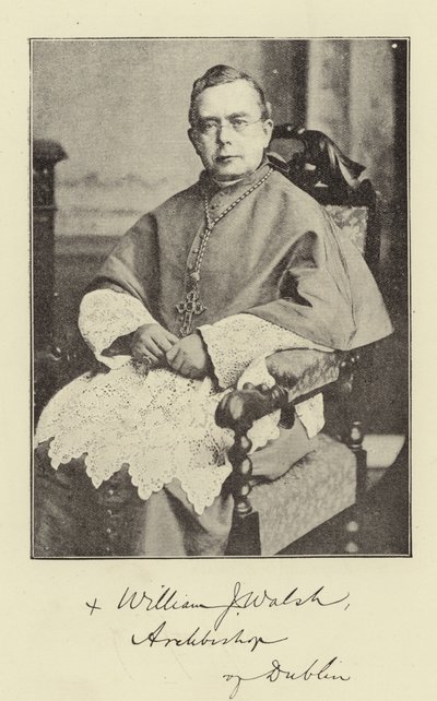 Seine Gnaden Dr. Walsh, Erzbischof von Dublin von English Photographer