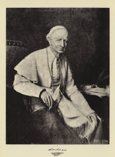 Seine Heiligkeit Papst Leo XIII von English Photographer