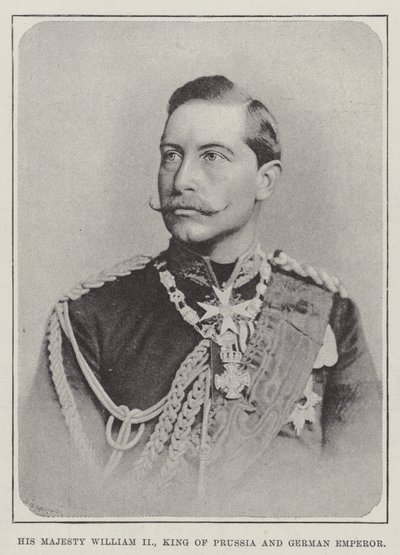 Seine Majestät Wilhelm II., König von Preußen und Deutscher Kaiser von English Photographer