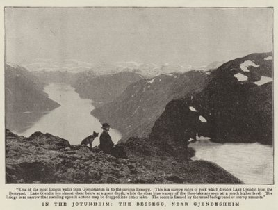 Im Jotunheim, der Bessegg, in der Nähe von Gjendesheim von English Photographer