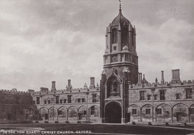 Im Tom Quadrangle Christ Church, Oxford von English Photographer