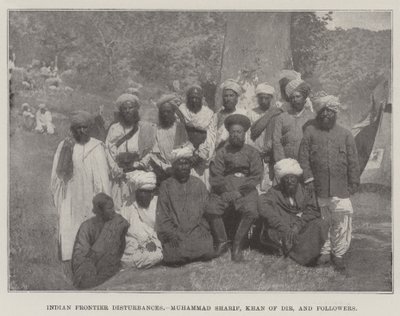Indische Grenzunruhen, Muhammad Sharif, Khan von Dir, und Anhänger von English Photographer