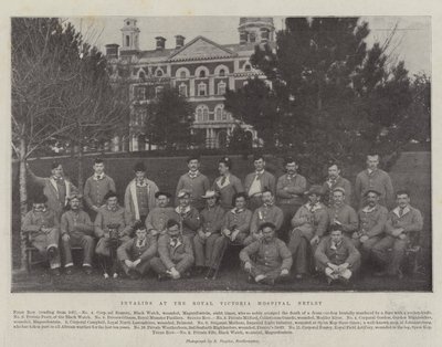 Invaliden im Royal Victoria Hospital, Netley von English Photographer