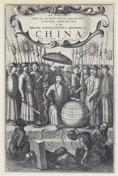 J Nieuhof, Eine Botschaft der Ostindien-Kompanie nach China, Tr J Ogilby 1673 von English Photographer