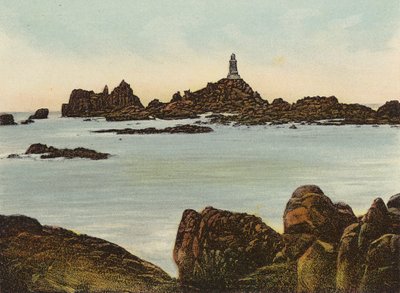 Jersey: Corbiere-Leuchtturm (Farbfoto) von English Photographer