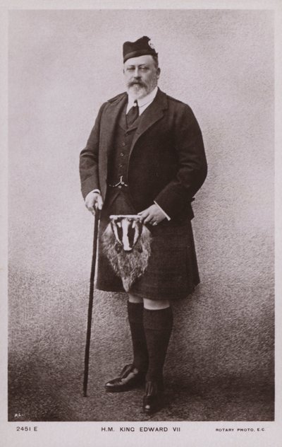 König Edward VII (s/w Foto) von English Photographer