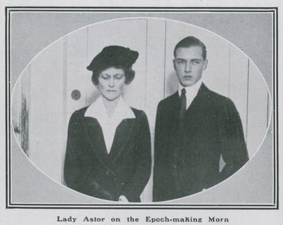 Lady Nancy Astor am epochalen Morgen von English Photographer