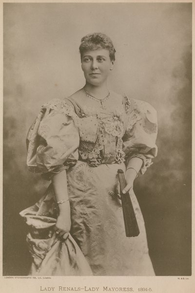 Lady Renals - Lady Mayoress, 1894-95 von English Photographer