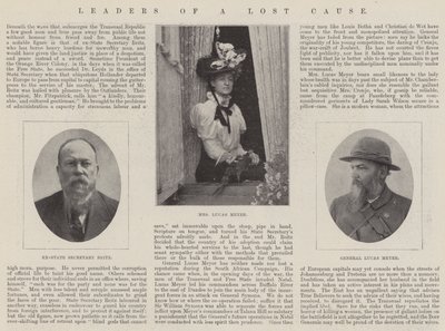 Führer einer verlorenen Sache von English Photographer