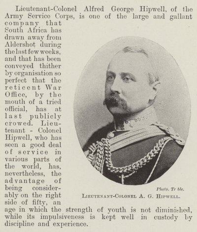 Oberstleutnant A. G. Hipwell von English Photographer