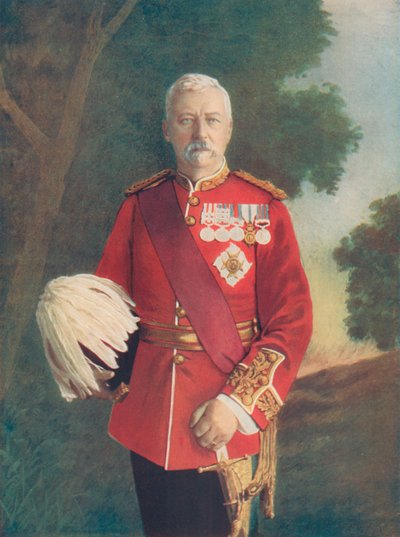 Generalleutnant Sir R. C. Low, Kommandeur der Bombay-Armee von English Photographer