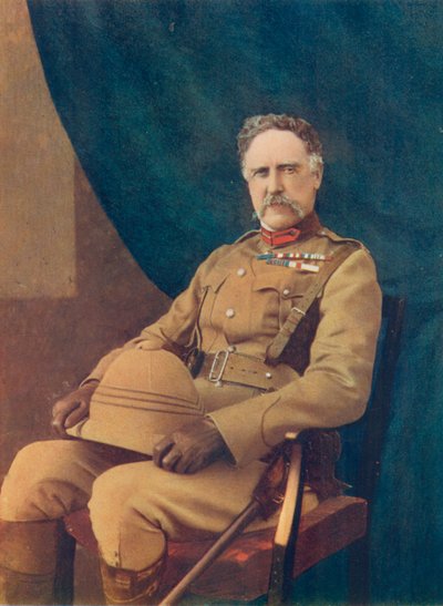 Generalleutnant der Ehrenwerte N. G. Lyttelton. Kommandierender der vierten Brigade in Südafrika von English Photographer