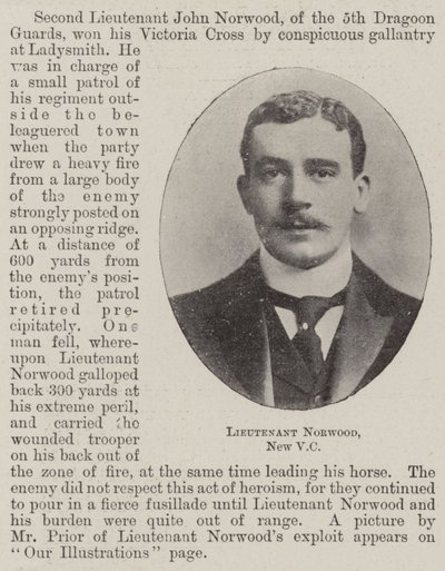 Leutnant Norwood, neues Victoria-Kreuz von English Photographer