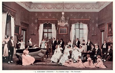 Fliederzeit, Ein Schubert-Abend, Von Schober singt Die Serenade von English Photographer