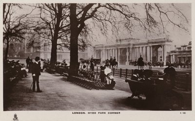 London, Hyde Park Corner von English Photographer