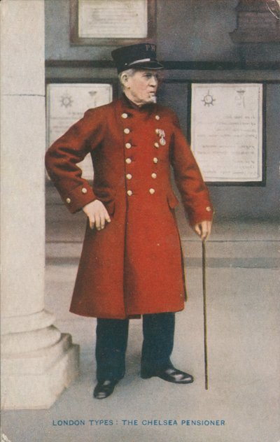 Londoner Typen, Der Chelsea Pensionär von English Photographer