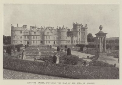 Longford Castle, Wiltshire, der Sitz des Earl of Radnor von English Photographer
