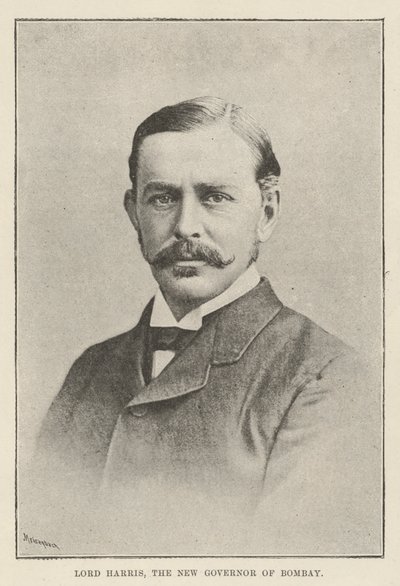 Lord Harris, der neue Gouverneur von Bombay von English Photographer