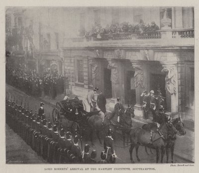 Lord Roberts Ankunft im Hartley Institute, Southampton von English Photographer