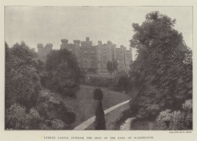 Lumley Castle, Durham, der Sitz des Earl of Scarbrough von English Photographer