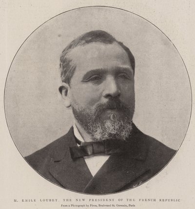 M. Émile Loubet, der neue Präsident der Französischen Republik von English Photographer
