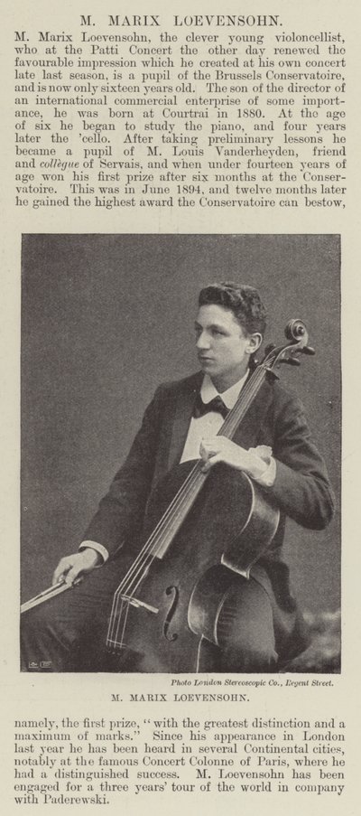 M Marix Loevensohn von English Photographer