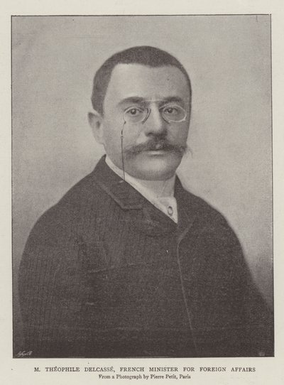 M. Theophile Delcasse, französischer Außenminister von English Photographer