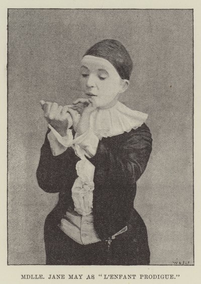 Mademoiselle Jane May als Lenfant Prodigue von English Photographer