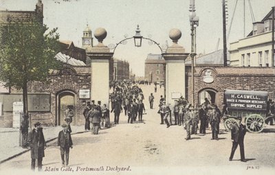 Haupttor, Portsmouth Dockyard von English Photographer