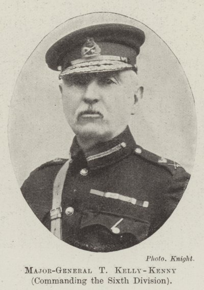 Generalmajor T Kelly-Kenny, Kommandant der sechsten Division von English Photographer