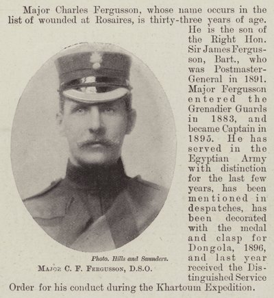 Major C F Fergusson, DSO von English Photographer