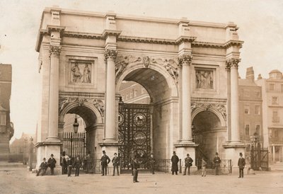 Marble Arch, Oxford Street, London von English Photographer