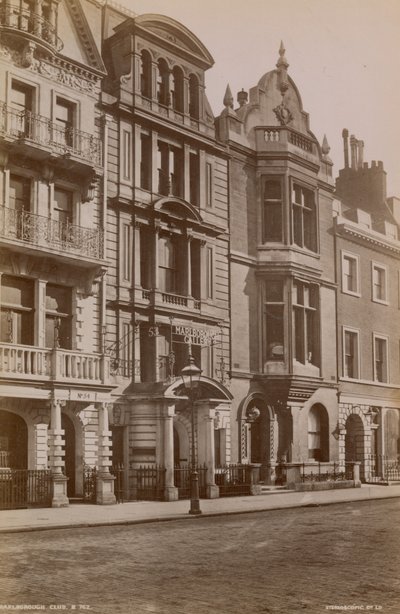 Marlborough Club, London von English Photographer