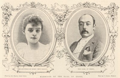 Hochzeit des Earl of Essex von English Photographer